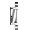 1/2 PVC 80 TRD VS FLANGE - Sch 80